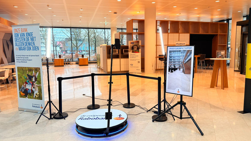 Spinner Booth voor x Rabo Free campagnes